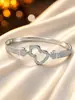 Pulsera Retro Calabaza Calada Incrustada con Circonita Transfronteriza Europea y Americana Diseño de Sentido de Temperamento de Moda Anillo de Mano Lujo Ligero Sensación de Gama Alta Joyería de Mano