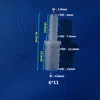 Conector T Redutor de Barbante de Plástico PP Mangueira de 1,0 polegada Conector de Barbante de Diâmetro Igual Cabeça de Barbante Grande para Pequeno Tubo de Silicone
