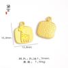 Gomas para el pelo, Pulseras, Llaveros, Cuentas de Animales y Plantas Chapadas en Oro, Accesorios para Joyería de Cuentas DIY, Colgantes, Accesorios para el Cabello