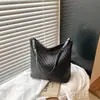 Bolso Casual de Gran Capacidad para Mujer 2026 Nuevo Versátil Tejido para Viajes Diarios Bolso de Hombro Único Bolso Cruzado Simple Bolso Tote