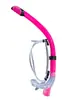 Tubo de Entrenamiento de Snorkel Totalmente Seco para Adultos Equipo de Buceo Húmedo y Seco Respirador de Estilo Libre Boquilla de Silicona