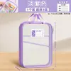 Bolsa de lição de casa com classificação de assunto em forma de L para atacado, grande capacidade, rede, armazenamento de provas, livros didáticos, documentos A4, bolsa para tutoria