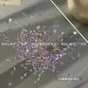 Arte de Unhas Rosa Gelo Transparente Zircônia Pequena Super Brilhante Decorações de Diamante de Alto Padrão Strass de Fundo Plano 2026 Novo Pacote Misto Adesivos de Strass Ultra Brilhantes para Unhas