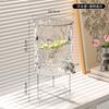 Jarra de Água Gelada para Geladeira e Conjunto de Copos com Torneira, Design Padrão Geleira, para Suco e Cold Brew, Uso Doméstico