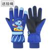 Guantes de esquí para niños, impermeables, antideslizantes, con forro polar, cálidos, resistentes al desgaste, gruesos, que absorben los golpes, a prueba de frío, para jugar en la nieve, bonitos guantes de dibujos animados.