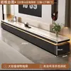Mueble de TV de doble capa de madera maciza para sala de estar, nuevo modelo 2026, combinación moderna y simple de mesa de café y mueble de TV para apartamento pequeño