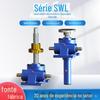 SWL engrenagem sem-fim parafuso haste plataforma de elevação elétrica engrenagem sem-fim haste de parafuso elevação elevação de haste de turbina de ligação duas ligações