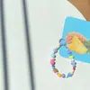 Nueva Correa de Teléfono de Cuentas de Dibujos Animados Coloridos Pintada a Mano, Llavero Dopamina para Niñas, Colgante DIY para Mochila y Teléfono