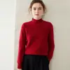 26 Novos Suéteres de Cashmere Grossos de Gola Alta para Outono e Inverno para Mulheres, Manga Longa, Malha Diagonal, Loose, Slimming, Pulôver