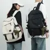 Mochila Escolar para Estudiantes de Preparatoria Hombres Gran Capacidad Simple Mochila para Computadora Versátil Mochila para Computadora para Estudiantes de Secundaria Mochila de Viaje