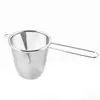 Mango de acero inoxidable 304 para tetera, filtro de té de acero inoxidable, filtro de té, filtro de té, accesorios para té