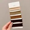 Elásticos de cabelo largos e sem costura altamente elásticos que não danificam o cabelo, acessórios de cabelo para rabo de cavalo baixo infantil, elásticos sem costura de verão