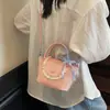 Bolso de Mujer Estilo Coreano Bolso de Mano Sencillo 2025 Nuevo Versátil Bandolera Moda Bolso Cubo Diseño de Nicho Bolso Cruzado