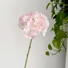 Flor Artificial Única de Hortensia Decoración de Interiores para el Hogar Arte Floral para Bodas Arreglo Floral para Auditorio Hotel Flor Artificial Hortensia