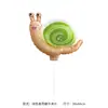 Globos de animales marinos de dibujos animados con clip, globos de papel de aluminio de mano de rana, cangrejo, medusa, suministros para fiesta de cumpleaños infantil