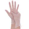 Luvas Descartáveis de Borracha Sintética Nitrílica PVC Grau Alimentício à Prova de Óleo Impermeáveis Antiderrapantes para Limpeza Doméstica Luvas de Nitrila