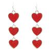 Novos Brincos de Dia dos Namorados Brincos de Pino Vermelhos Amor Brincos de Letra Acessórios Fabricante Amazon