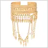 Moda Retro Étnico Ropa de Baile Accesorios Pulsera Abierta Ajustable Pulsera Pendientes Pendientes Largos Accesorios