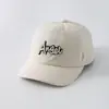 Gorros para Bebé para Primavera, Verano y Otoño, Elegantes Gorras de Béisbol Bordadas con Letras para Niños, Gorras Retro de Pico de Pato para Bebés y Niños Pequeños