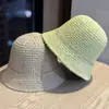 Sombrero de Pescador Estilo Coreano para Mujer, Estilo Japonés, Versátil, Hace que la Cara Parezca Más Pequeña, Circunferencia de Cabeza Grande, Sombrero de Cubo de Paja Negro, Casual y Moderno