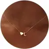 Colar de Aço Inoxidável Galvanizado 14K em Formato de Coração com 26 Letras Colar com a Primeira Letra do Coração Colar Feminino Atacado em Estoque