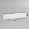 Placa de exhibición de nombre de escritorio de metal en blanco para transferencia de calor transfronteriza, letrero de aleación de aluminio, metal en blanco de sublimación de aluminio