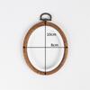 Venta al por mayor de fábrica Bordado Elástico Redondo Imitación Madera Bordado de Punto de Cruz Bordado Estéreo Círculo Costura DIY Venta Directa de Fábrica