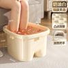 Cubo de Baño de Pies Aumentado para el Hogar de Alta Profundidad Otoño e Invierno Conservación del Calor Cubo de Baño de Pies Dormitorio de Estudiantes Fumigación Lavabo para Lavar Pies