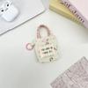 59175 Bolsa para Auriculares Patchwork Floral Auriculares Bluetooth Carcasa Blanda Billetera para Monedas Mini Bolsa de Almacenamiento para Labiales Funda para Auriculares