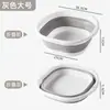 Lavabo Plegable para el Hogar, Cubeta Portátil para Baño, Dormitorio, Lavandería, Fácil de Guardar, Cubeta de Plástico Multifuncional