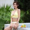 Versión Coreana 2025 del Nuevo Traje de Baño para Mujer, Bikini Sexy Dulce Floral de Encaje, Bikini al por Mayor en Stock