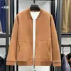 Jaqueta de trabalho de fleece estilo japonês para homens, blusa lapel moderna de caimento solto para primavera/outono, roupa casual estilo americano para casais