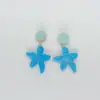 Pendientes de Estrella de Mar Amarilla Transparente Dopamina de Verano 2026 para Mujer, Moda de Nicho, Exquisitos, Lujo Ligero, Pendientes Simples