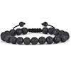 Pulseira Masculina de Venda Quente Transfronteiriça Pedra Olho de Tigre Pulseira Trançada Contas de Aromaterapia com Óleos Essenciais Venda Quente na Amazon