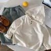 Capa Base con Capucha Infantil Bangcheng 2026 Nueva Llegada de Invierno para Niños Color Liso Auto-Calentable Suéter Superior Ropa de Invierno Versátil