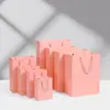 Sacolas de papel personalizadas e grossas para compras de roupas, sacolas de papel impressas, sacolas personalizadas de papel kraft, sacolas coloridas personalizadas