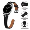 Aplicável para Samsung Watch 8 Novo Pulseira de Couro com Strass em Formato de T Watch 8 Clássico Emagrecimento Pulseira de Smartwatch de Couro