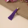 Tamaño pequeño borla de metal imitación borla de seda de hielo borla marcapáginas borla exquisita accesorios borla marcapáginas colgante marcapáginas al por mayor