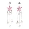 Pendientes de Plata S925 con Aguja, Lujo Ligero, Flor de Circonita, Perla, Moda Nicho, Gama Alta, Elegantes, Versátiles, Exquisitos, Pendientes para Mujer