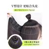 Peluca para Mujer con Cabello Largo Rizado, Extensiones de Cabello Ondulado de una Pieza para Aumentar el Volumen del Cabello, Cabello Humano Simulado Esponjoso, Piezas de Peluca de Extensiones de Cabello Sin Costuras