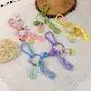 Llavero Colgante Creativo de Tulipán de Resina Estilo Ins Joyería Pequeña Fresca Colgante de Bolsa Colgante de Coche Decoración