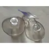 Copa de Succión Transparente de Vidrio Tablero de Mesa Copa de Succión Cabeza de Hongo Copa de Succión Estante de Mesa de Café Muebles Mesa de Mimbre Silla de Mimbre Copa de Succión Almohadilla de Succión