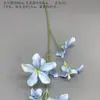 Flores Artificiales Azules Ramo Materiales para Decoración de Escena de Boda, Rosas Azules para Arreglo de Piso de Salón de Bodas y Flores Decorativas