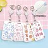 Estuche Creativo para Tarjeta de Estudiante Tarjeta de Comida Tarjeta de Autobús Tarjeta de Entrega Estuche Protector para Guardería Estuche para Tarjeta de Pecho Correa Retráctil
