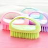 Cepillo de limpieza de plástico de color caramelo para lavandería, hogar, cocina, multifunción, para zapatos, suelo, universal
