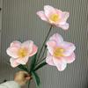Tulipán 3D tela de seda nuevo boda salón de bodas fondo principal flor de bienvenida globo decoración de fiesta flor artificial flor de comercio exterior