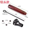 Zhangqiu Olla de Hierro Fundido Wok Mango de Olla Mango Sólido de Madera Mango de Olla Mango de Wok Accesorios de Mango Universal