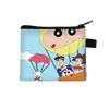 Nuevo Monedero de Dibujos Animados Crayon Shin-Chan para Estudiantes Hombres y Mujeres Bolsa de Almacenamiento de Poliéster Bolsa de Almacenamiento Personalizada de Moda Venta al por Mayor Caliente