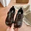 Zapatos de Piel Genuina para Niños 2026 Estilo Nuevo de Primavera Zapatos Individuales de Rendimiento para Niñas Suela Suave Zapatos Individuales de Estilo Británico para Niños Zapatos de Piel para Bebés