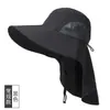 Sombrero de Pesca Sombrero Anti-ultravioleta Sombrero de Sol de Verano para Exteriores Sombrero de Sol de Ala Ancha Protección para Cara y Cuello para Hombres y Mujeres